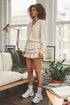 CLOUD NINE RUFFLE MINI DRESS